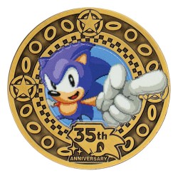 Sonic the Hedgehog Limited Edition 35th Anniversary Collector's Coin