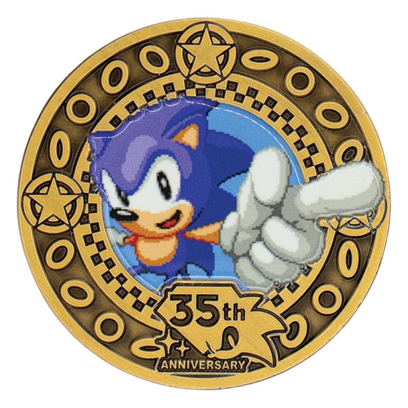 Sonic the Hedgehog Limited Edition 35th Anniversary Collector's Coin
