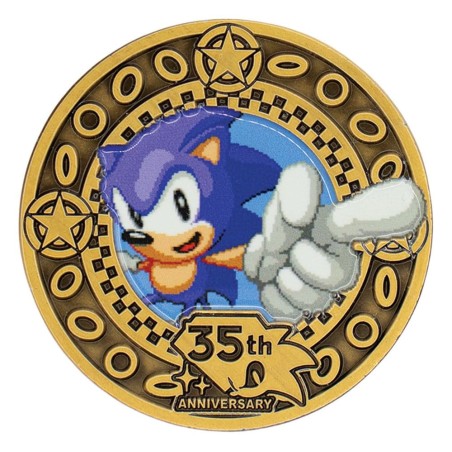 Sonic the Hedgehog Limited Edition 35th Anniversary Collector's Coin