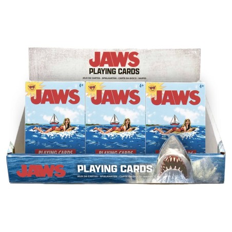 Les Dents de la mer Jeu de Cartes Présentoir (12 Paquets)