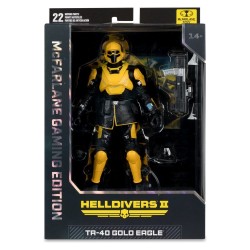 Helldivers II McFarlane Gaming Edition T4-40 Gold Eagle figuur 18 cm