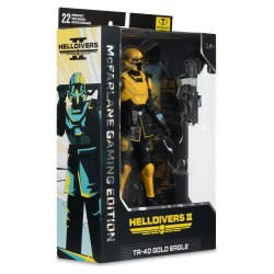 Helldivers II McFarlane Gaming Edition T4-40 Gold Eagle figuur 18 cm