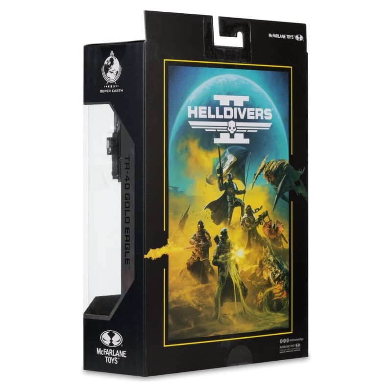 Helldivers II McFarlane Gaming Edition figurine T4-40 Gold Eagle 18 cm