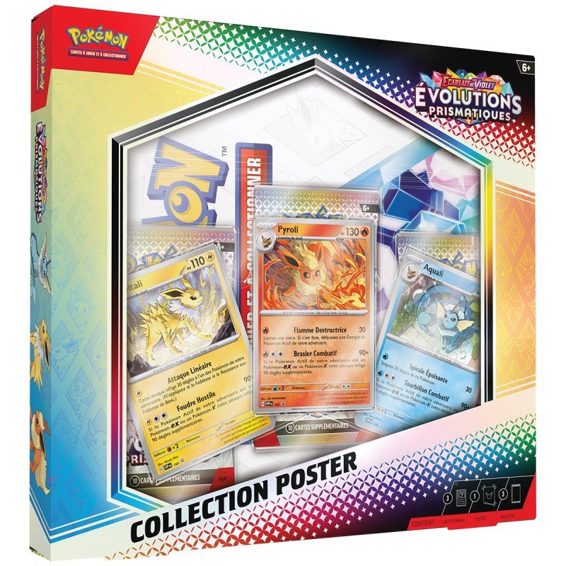 Pokémon - Prismatic Evolutions (EV8.5) - Poster Collection Box FR | 196214105423