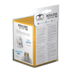 produit : Boulder Deck Case 100+ taille standard Ambre
marque : Ultimate Guard