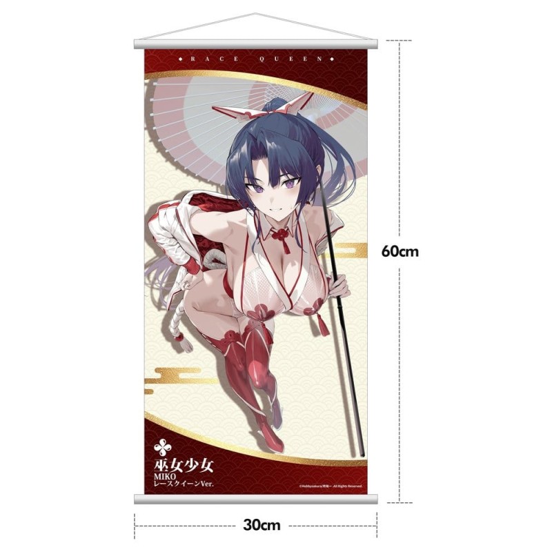 Origineel personage Miko Shoujo 1/7 PVC-beeldje Miko Race Queen Ver. Deluxe Edition 33 cm