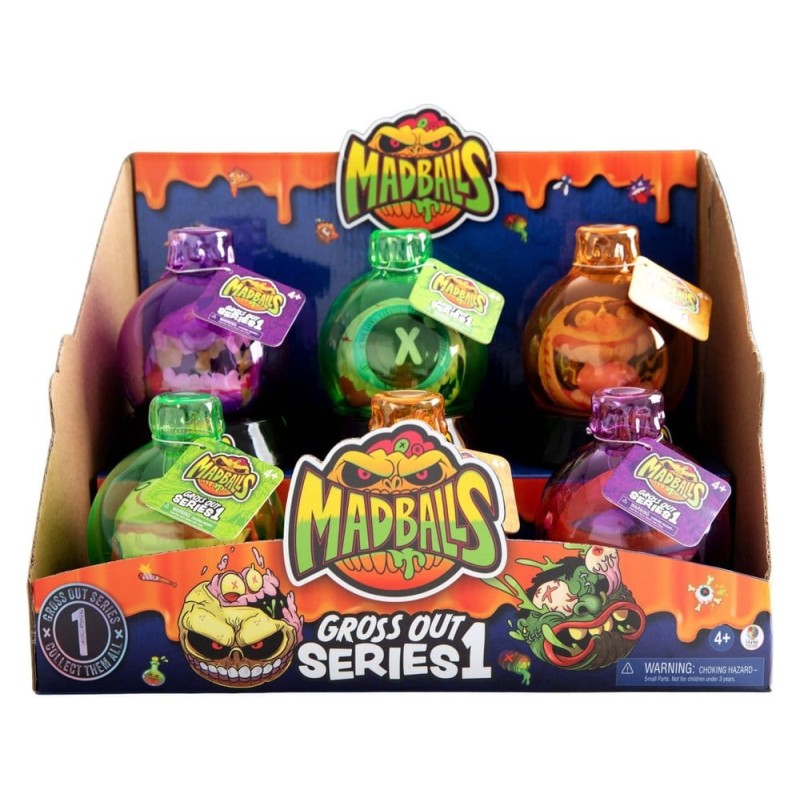 Mad Balls balles rebondissantes Gross Out Series 1 Display (12)