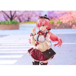 Hololive Productie 1/7 PVC-figuur Sakura Miko: Datum stijl - Casual outfit Ver. 24 cm