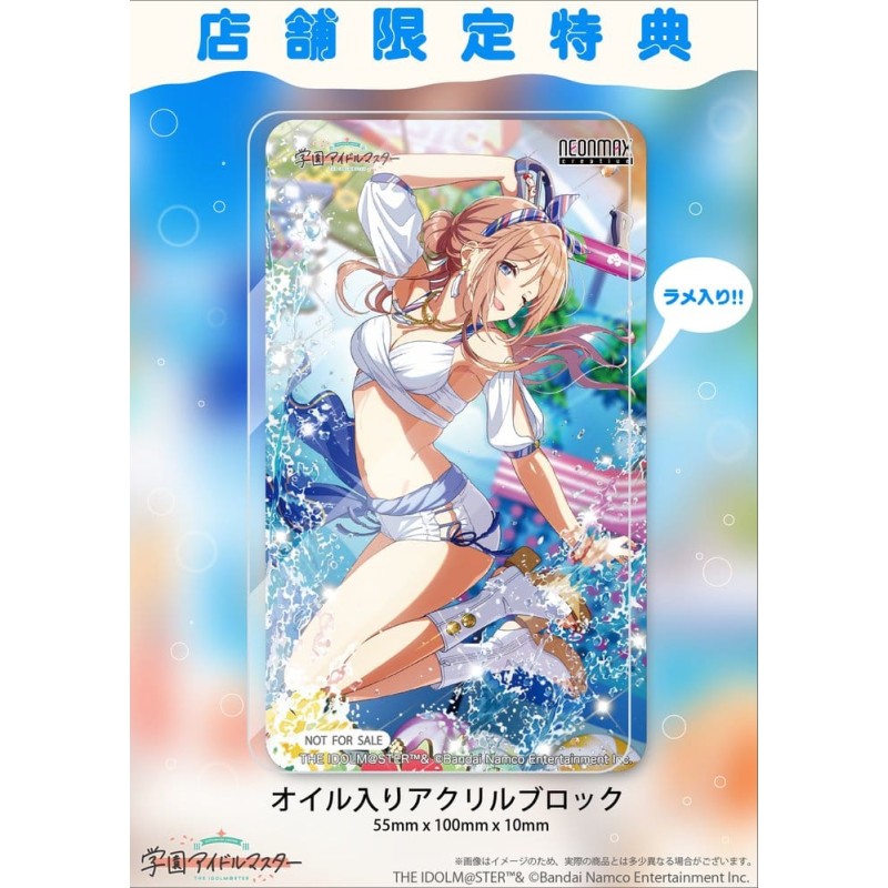 De Idolmaster Gakuen 1/7 Himesaki Rinami Kimi naar Semi Blue Ver. PVC-figuur met bonus 27 cm