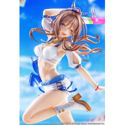 The Idolmaster Gakuen figurine PVC 1/7 Himesaki Rinami Kimi to Semi Blue Ver. 27 cm