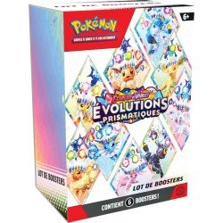 Pokémon - Prismatic Evolutions (EV8.5) - Bundle 6 Booster Packs FR