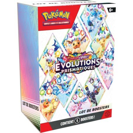 Pokémon - Évolutions Prismatiques (EV8.5) - Bundle 6 Boosters FR | 196214106154