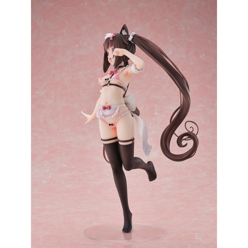 Nekopara PVC Figuur 1/5,5 Chocola Micro Bikini Maid -STD Editie - 30 cm