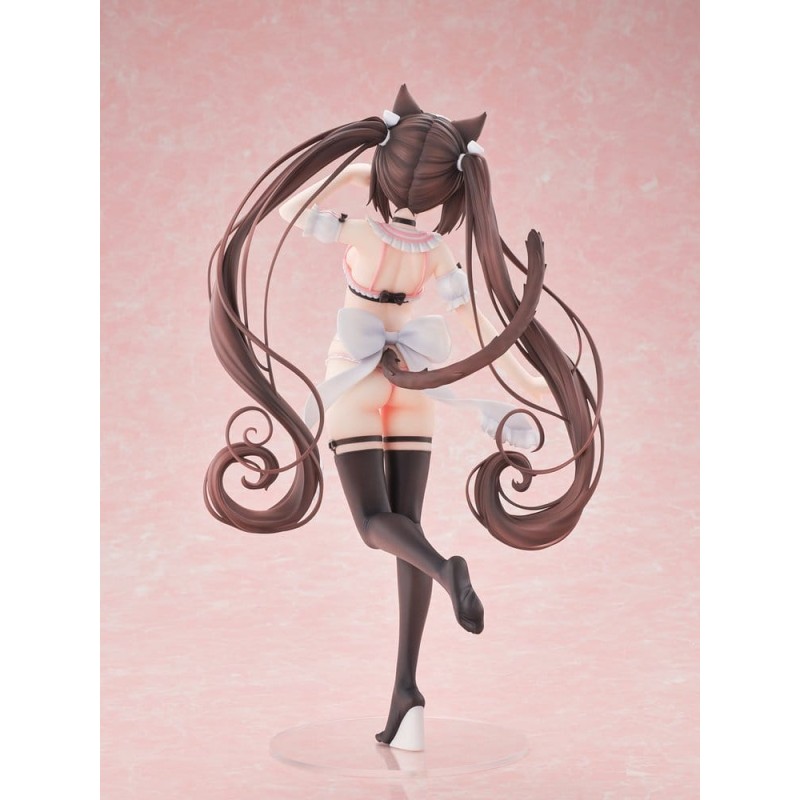 Nekopara figurine PVC 1/5.5 Chocola Micro Bikini Maid -STD Edition- 30 cm