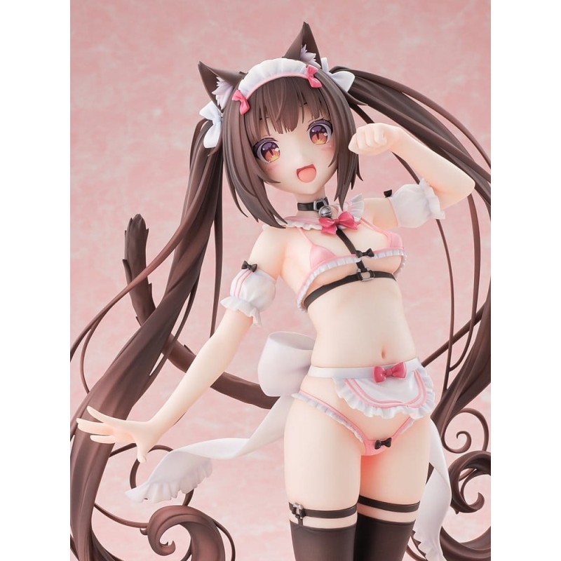Nekopara PVC Figure 1/5.5 Chocola Micro Bikini Maid -STD Edition- 30 cm