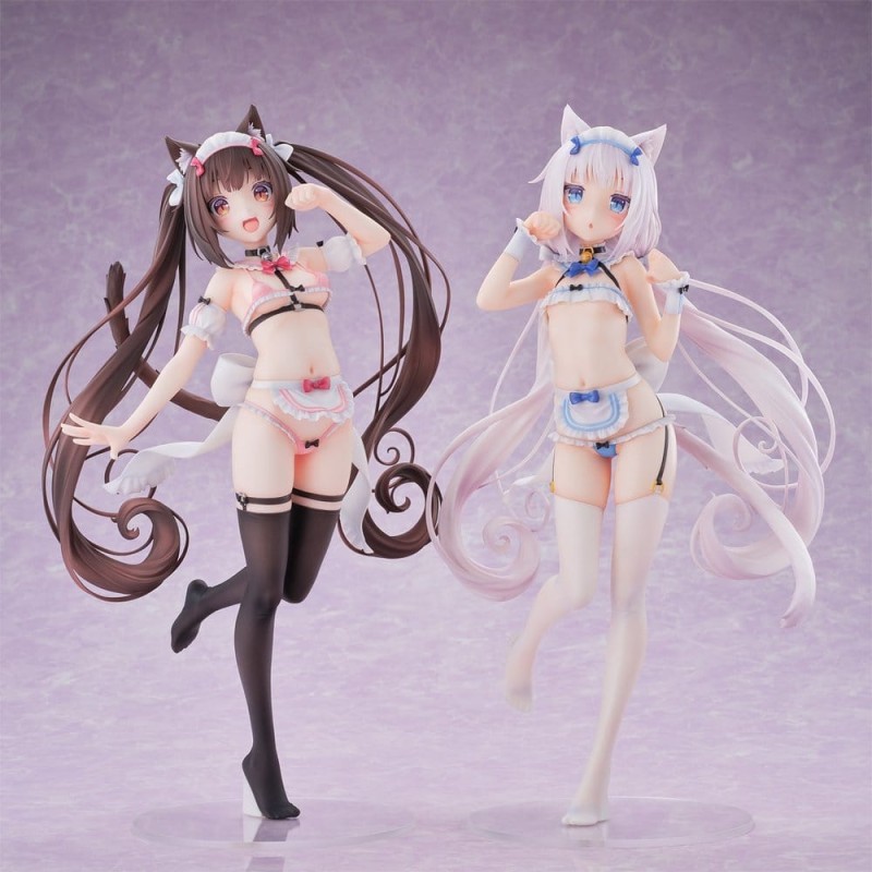 Nekopara figurine PVC 1/5.5 Chocola Micro Bikini Maid -STD Edition- 30 cm