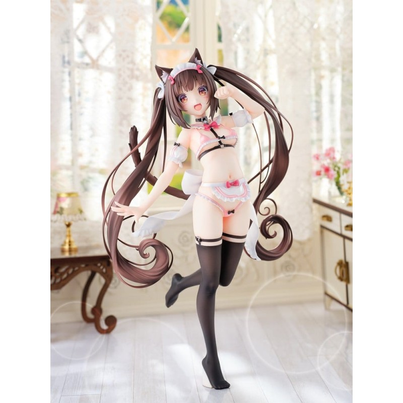 Nekopara figurine PVC 1/5.5 Chocola Micro Bikini Maid -STD Edition- 30 cm