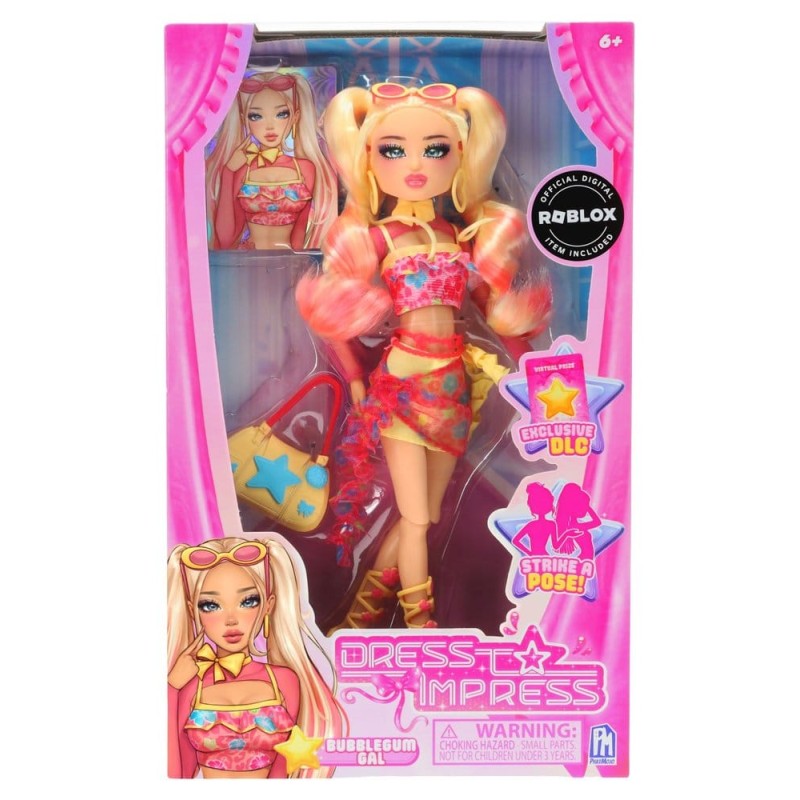 Roblox Dress To Impress poupée mannequin Bubble Gum Gal