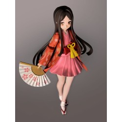 Suwahime Plastic Model Kit Plafia Suwahime (set de figurines mini) 14 cm