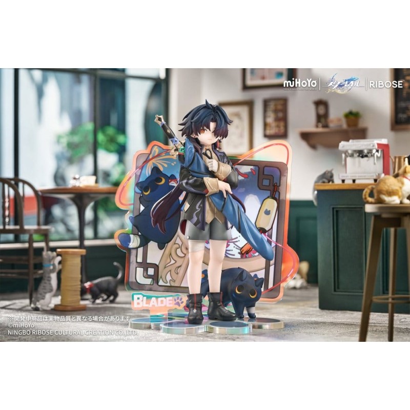Honkai: Star Rail Chibi Rise Up+ Chibi Cat Series Blade Ver. 19 cm figuur