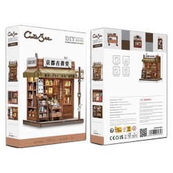 Figurine Model Kit Miniature House Antique Bookery of Kyoto 18 x 15 cm