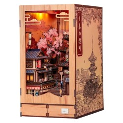 Maquette Book Nook Twilight Sakura Path 23 x 12 cm