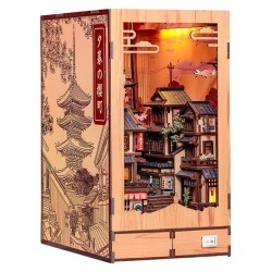 Maquette Book Nook Twilight Sakura Path 23 x 12 cm