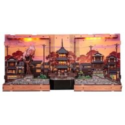 Maquette Book Nook Twilight Sakura Path 23 x 12 cm