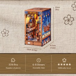Maquette Book Nook Tsutenkaku Ichiban Street 23 x 12 cm
