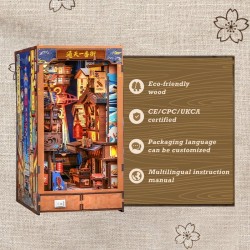 Maquette Book Nook Tsutenkaku Ichiban Street 23 x 12 cm