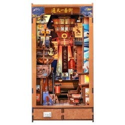 Maquette Book Nook Tsutenkaku Ichiban Street 23 x 12 cm