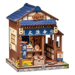 Figurine Model Kit Miniature House Fukuoka Mentaiko Kitchen 11 x 9 cm
