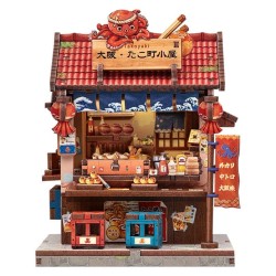 Figurine Model Kit Miniature House Osaka Takoyaki 12 x 9 cm