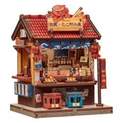 Figurine Model Kit Miniature House Osaka Takoyaki 12 x 9 cm