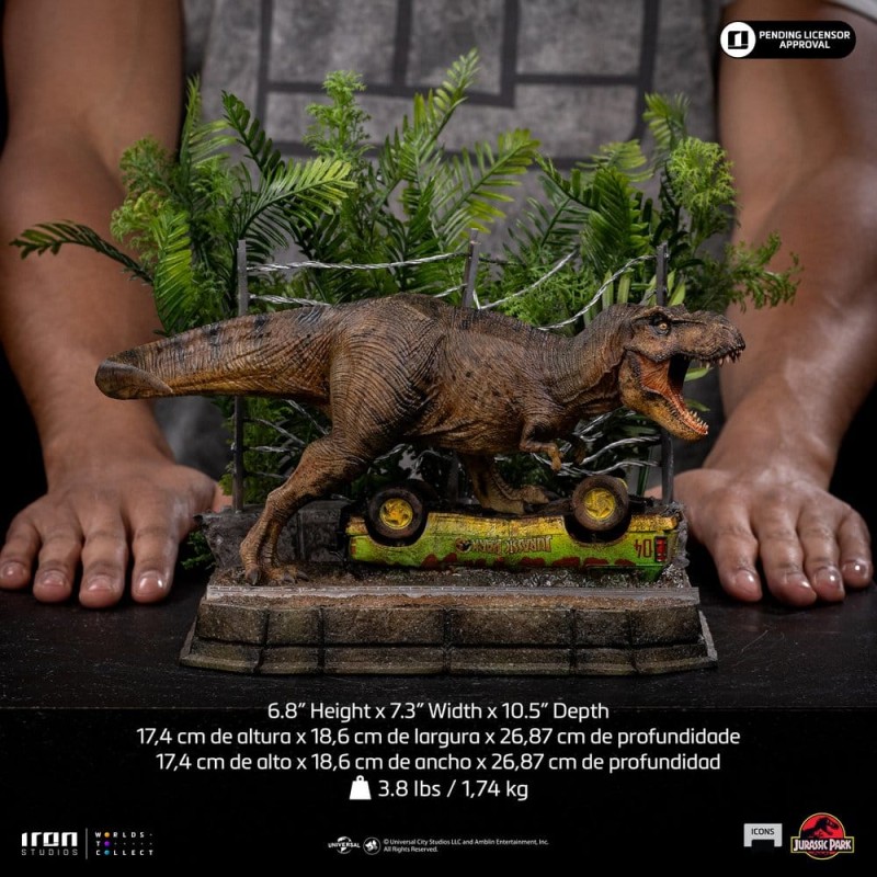 Jurassic Park Beeldjes-iconen T-Rex Breakout Set A 17 cm