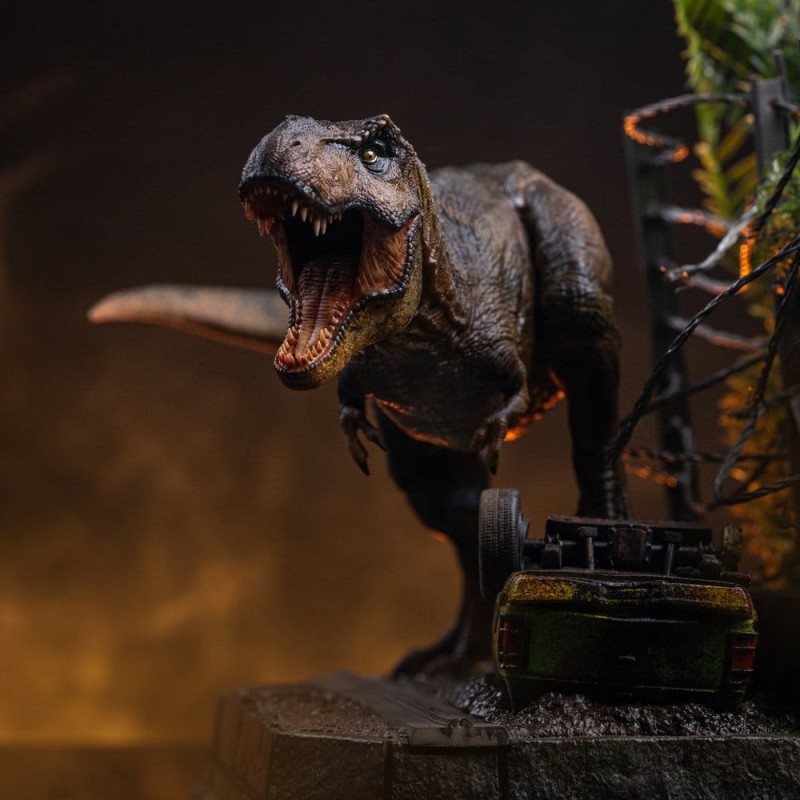 Jurassic Park statuette Icons T-Rex Breakout Set A 17 cm