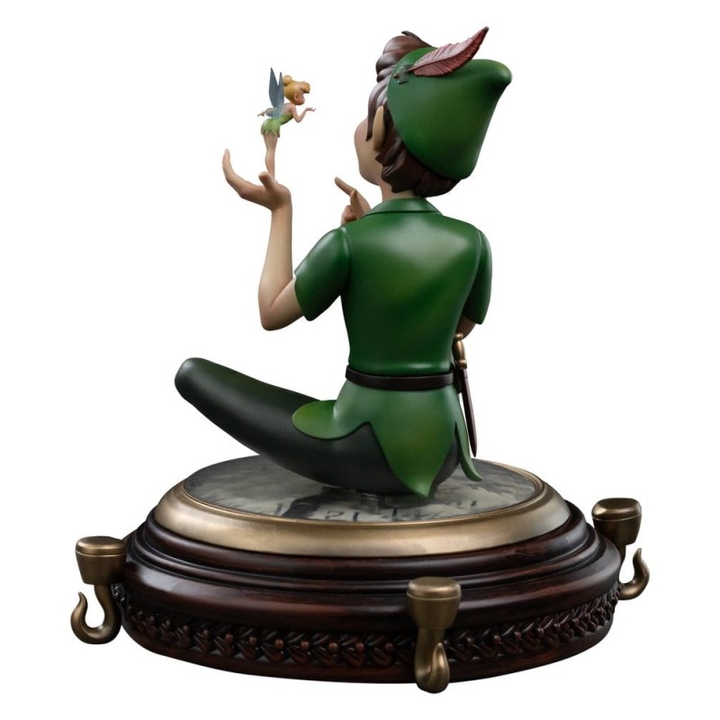 Peter Pan (1953) 1/10 Kunstschaal Beeldje Peter Pan & Tinkerbell 23 cm