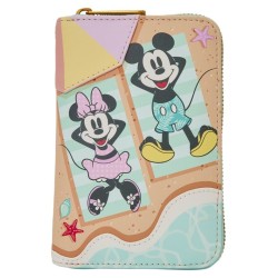 Mickey & Minnie Beach Fun Zip Around Wallet