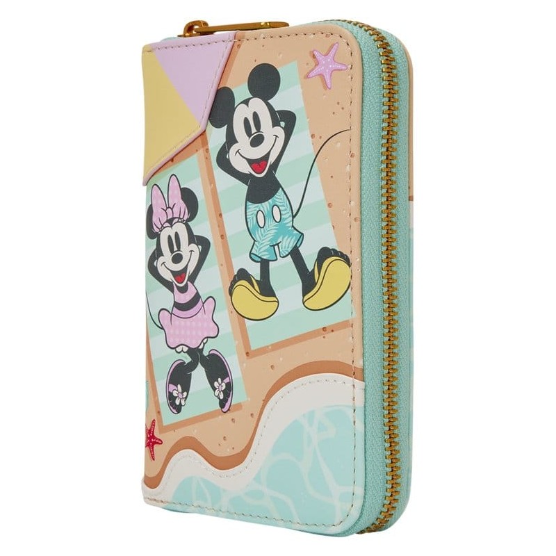 Mickey & Minnie Beach Leuk Zip Rond Portemonnee