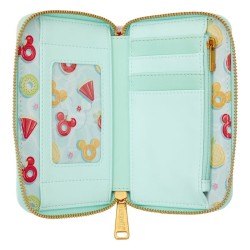 Mickey & Minnie Beach Fun Zip Around Wallet