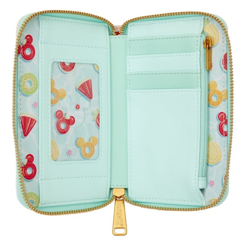 Mickey & Minnie Beach Fun Zip Around Wallet