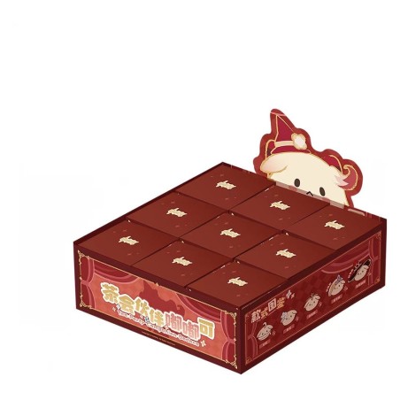 Genshin Impact Display Stand Mystery Box Plush Theekransje Metgezel Dodoco 17-20 cm (9)