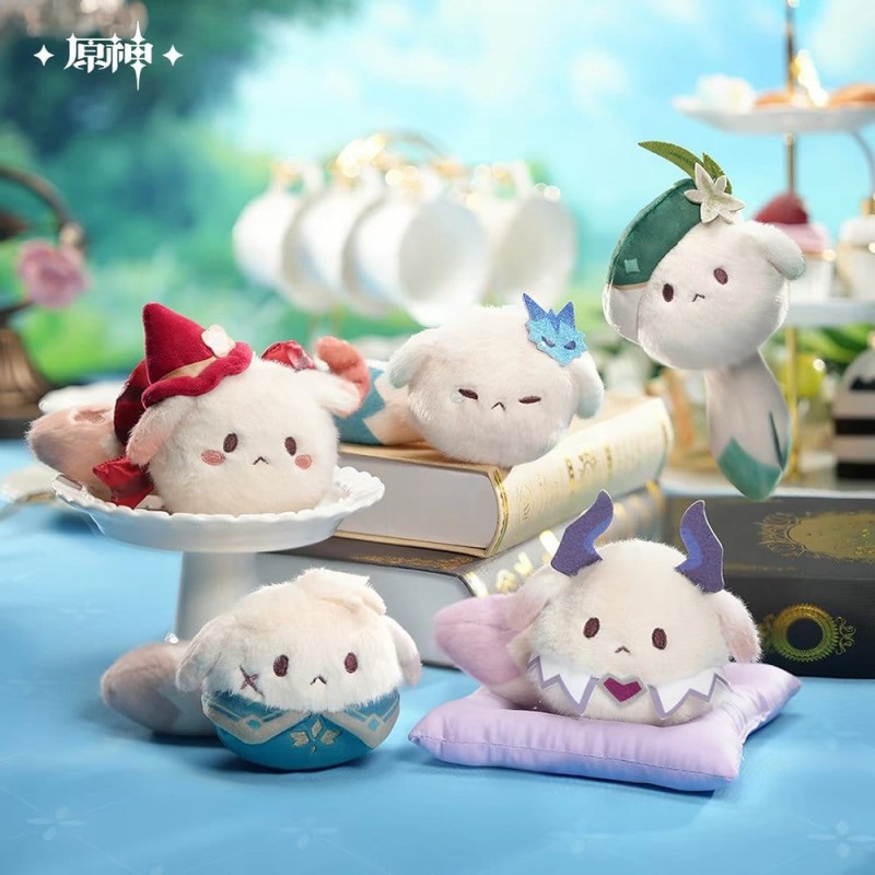 Genshin Impact Display Stand Mystery Box Plush Tea Party Companion Dodoco 17-20 cm (9)
