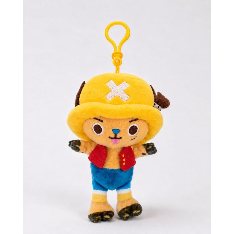 One Piece Chopper x Luffy / Ruffy Plush sleutelhanger 11 cm