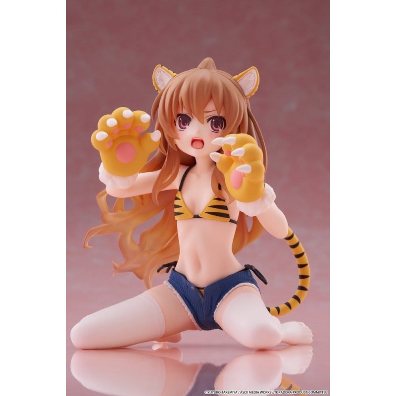 Toradora! figurine PVC Desktop Cute Taiga Aisaka (Tiger Costume Swimwear Ver.) 13 cm