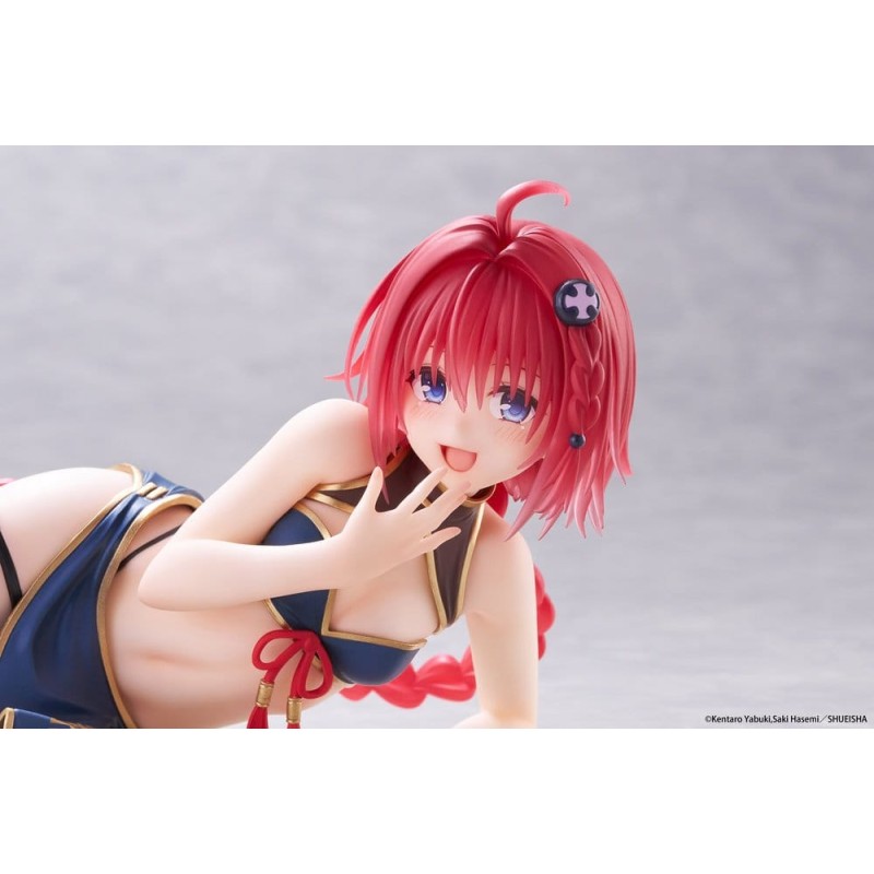 To Love-Ru Darkness PVC Figure Desktop Cute Mea Kurosaki (Chinese Dress Ver.) 13 cm