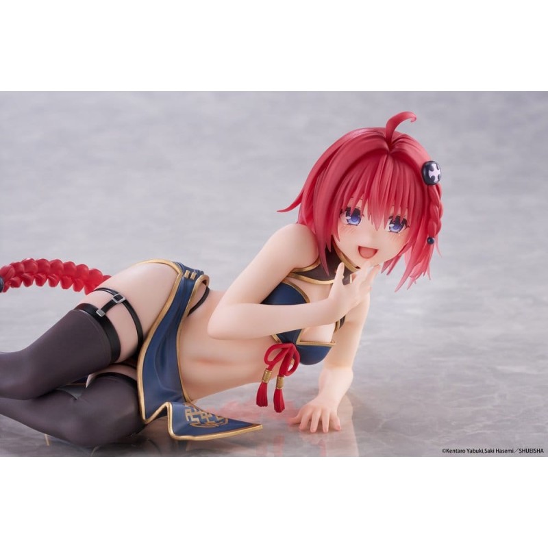 To Love-Ru Darkness PVC-figuur Desktop Schattig Mea Kurosaki (Chinese jurk Ver.) 13 cm