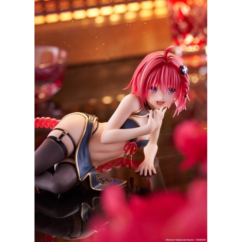 To Love-Ru Darkness PVC-figuur Desktop Schattig Mea Kurosaki (Chinese jurk Ver.) 13 cm