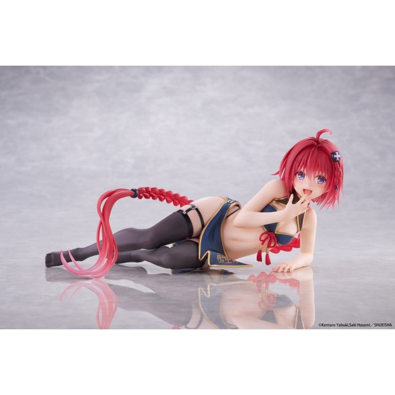 To Love-Ru Darkness PVC Figure Desktop Cute Mea Kurosaki (Chinese Dress Ver.) 13 cm