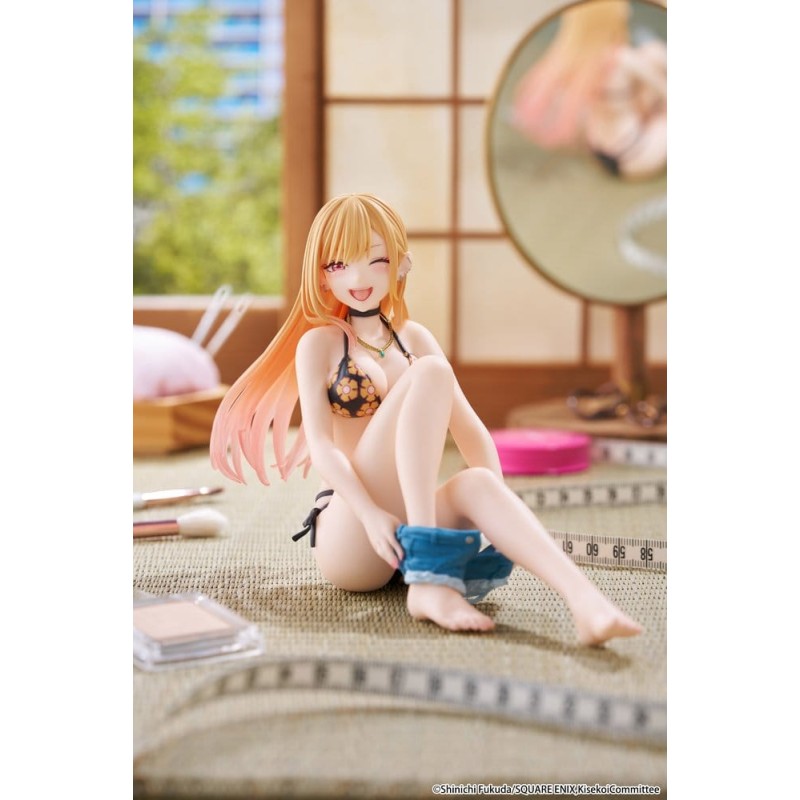 My Dress-Up Darling figurine PVC Desktop Cute Marin Kitagawa (Measured Swimsuit Ver.) Reissue 13 cm